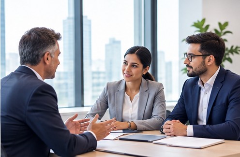 Corporate human resource panel vetting professionals